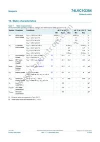 74LVC1G384GN Datasheet Page 5