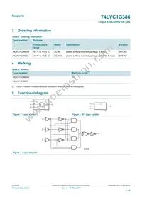 74LVC1G386GV Datasheet Page 2