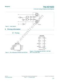 74LVC1G53GM Datasheet Page 3