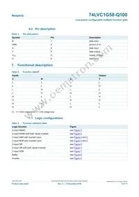 74LVC1G58GW-Q100H Datasheet Page 3