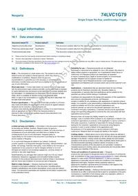 74LVC1G79GF Datasheet Page 19