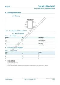 74LVC1G80GW-Q100 Datasheet Page 3