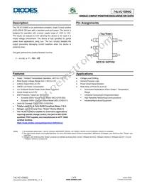 74LVC1G86QSE-7 Datasheet Cover