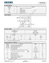 74LVC1T45DW-7 Datasheet Page 2
