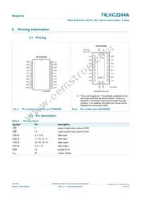 74LVC2244APW/AUJ Datasheet Page 3