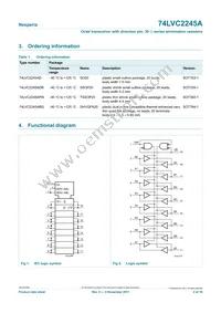 74LVC2245ADB Datasheet Page 2
