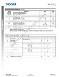 74LVC240AQ20-13 Datasheet Page 3