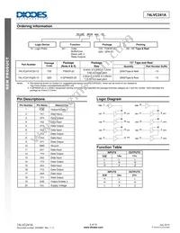 74LVC241AT20-13 Datasheet Page 2