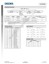74LVC244AT20-13 Datasheet Page 2