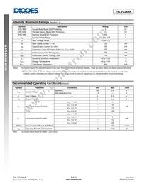74LVC244AT20-13 Datasheet Page 3