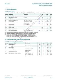 74LVC245ABX-Q100X Datasheet Page 4