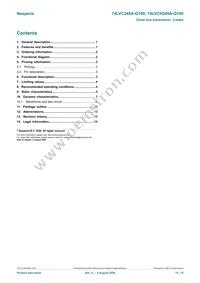 74LVC245ABX-Q100X Datasheet Page 15