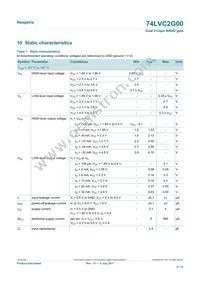74LVC2G00GD Datasheet Page 6