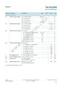 74LVC2G00GD Datasheet Page 7