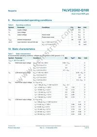 74LVC2G02DC-Q100H Datasheet Page 4