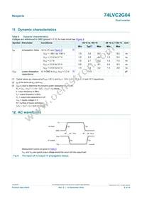 74LVC2G04GV Datasheet Page 6