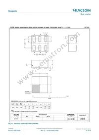 74LVC2G04GV Datasheet Page 11