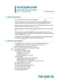 74LVC2G06GV-Q100H Datasheet Cover