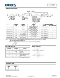 74LVC2G07FW4-7 Datasheet Page 2