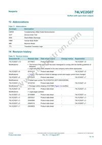 74LVC2G07GN Datasheet Page 16