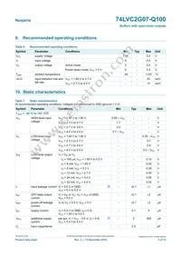 74LVC2G07GW-Q100H Datasheet Page 4