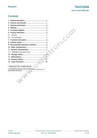 74LVC2G08GN Datasheet Page 19