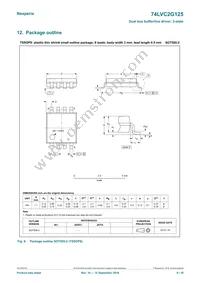 74LVC2G125GM Datasheet Page 9