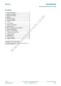 74LVC2G125GM Datasheet Page 18