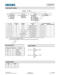 74LVC2G14FW4-7 Datasheet Page 2