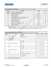 74LVC2G14FW4-7 Datasheet Page 3