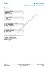 74LVC2G14GV-Q100H Datasheet Page 16