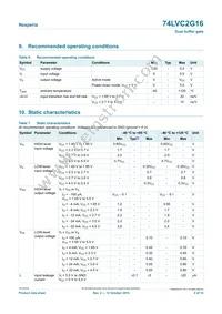74LVC2G16GFH Datasheet Page 4