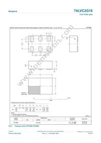 74LVC2G16GFH Datasheet Page 9