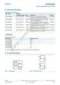 74LVC2G240GD Datasheet Page 2