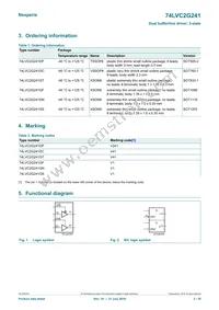 74LVC2G241GD Datasheet Page 2