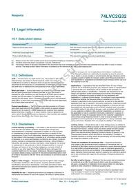 74LVC2G32GD Datasheet Page 19