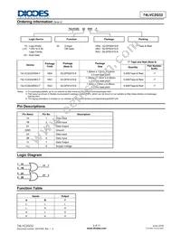 74LVC2G32HK3-7 Datasheet Page 2