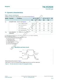 74LVC2G34GN Datasheet Page 6