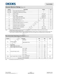 74LVC2G38HD4-7 Datasheet Page 3