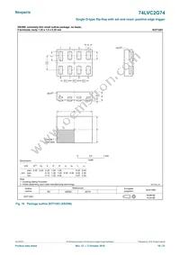 74LVC2G74GD Datasheet Page 18