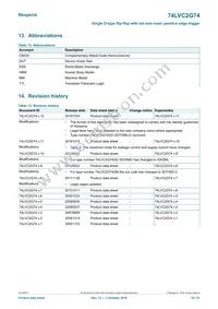 74LVC2G74GD Datasheet Page 19