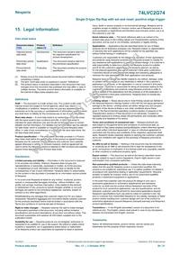 74LVC2G74GD Datasheet Page 20