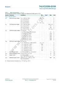 74LVC2G86DC-Q100H Datasheet Page 6