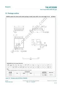74LVC2G86GD Datasheet Page 10