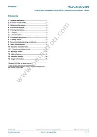 74LVC373ADB-Q100J Datasheet Page 17