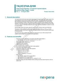 74LVC374AD-Q100J Datasheet Cover