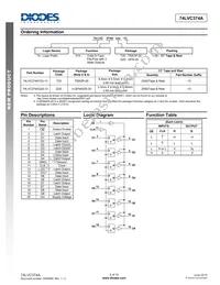 74LVC374AT20-13 Datasheet Page 2