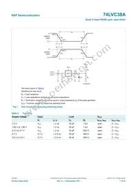 74LVC38ADB Datasheet Page 7