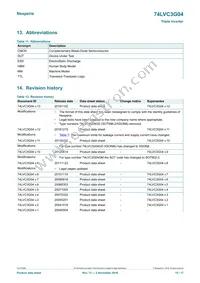 74LVC3G04GN Datasheet Page 15