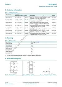 74LVC3G07GD Datasheet Page 2